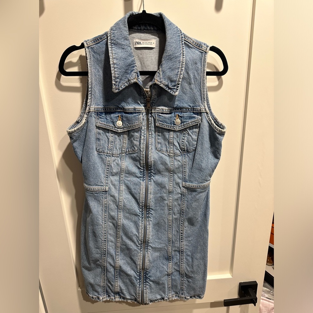 Zara Denim Mini Dress